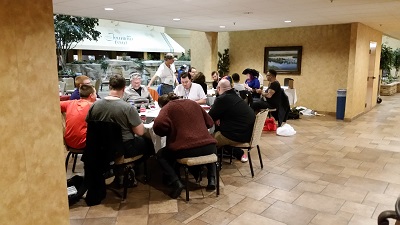 D&D in the atrium